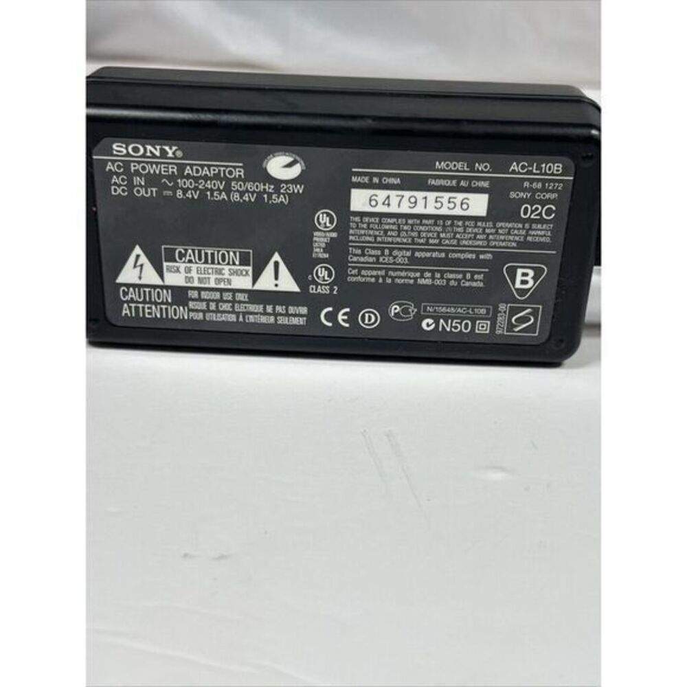 Genuine Original OEM‎ Sony AC-L10A Adapter Camcorder